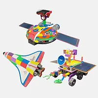 Конструктор на солнечной батарее игрушка-робот 3 в 1 для исследования космоса Shoptrend