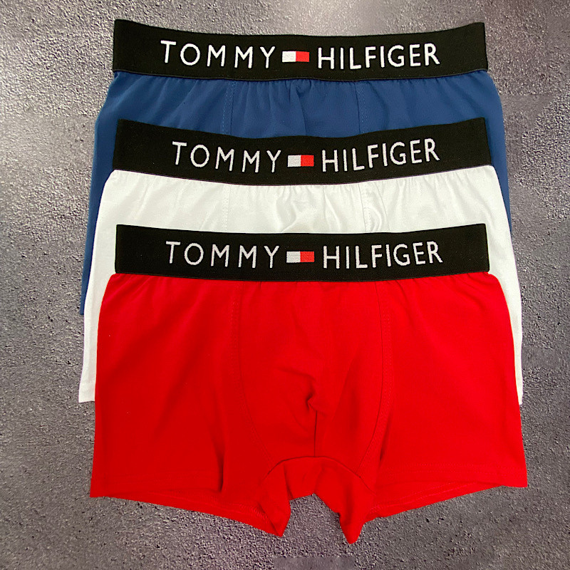 Набор мужских трусов Tommy Hilfiger (хлопковые мужские трусы, 5 шт) (ID ...