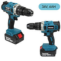 Бесщеточная аккумуляторная дрель-шуруповерт Makita DTW485 36V, 6AH (шуруповерт для дома)