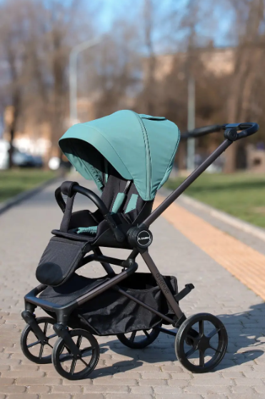 Прогулянкова коляска El Camino Avenue ME 1128 Mineral Green з реверсним блоком