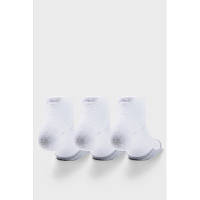 Шкарпетки Under Armour 1346753-100 Heatgear Low Cut 3 пари білий XL (192810580787) g