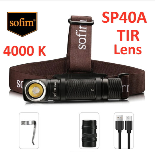 Sofirn SP40A TIR  без АКБ 4000K 1200lm 18650  з магнітом