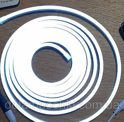 LED Neon неон стрічка Silicon 6х12 мм 12v, фото 1