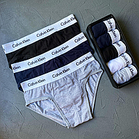 Мужской набор трусов, набор трусов для мужчин,Calvin Klein, подарочный набор трусов, мужское нижнее белье.