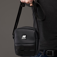 Месенджер TNF барсетка New Balance лого сумка Брендова барсетка чорна на плече лого мікс нью беленс