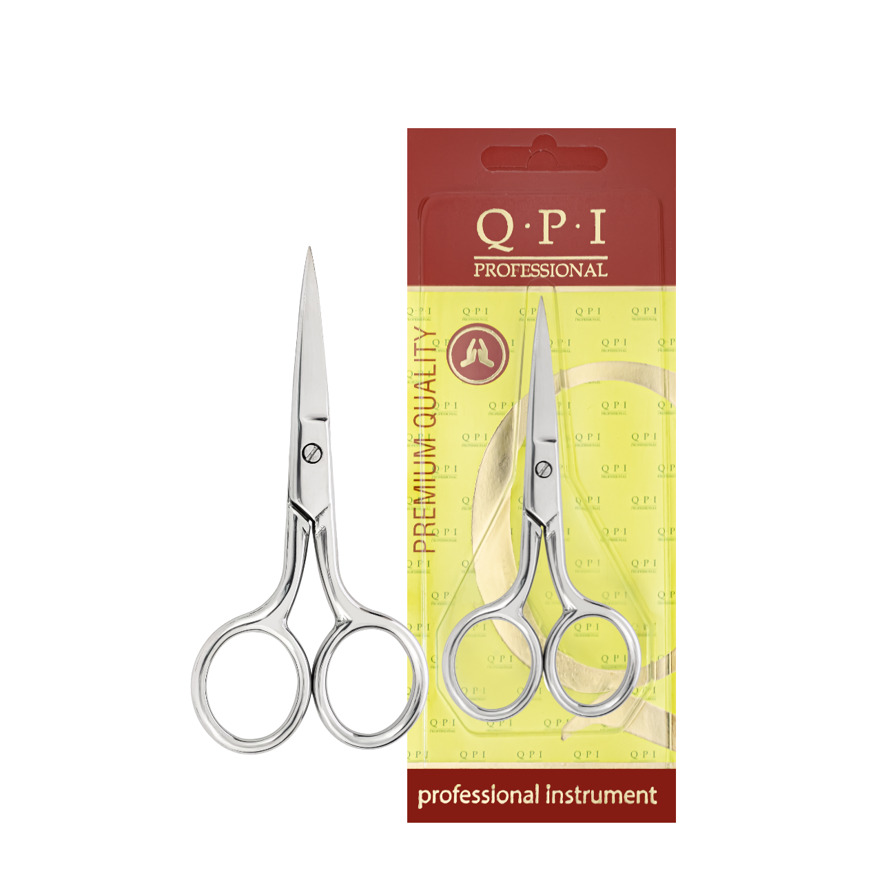Ножиці для нігтів QPI Professional прямі ручна заточка 9,5 см QA-04, фото 1