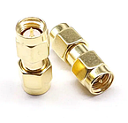 Перехідник ВЧ штекер  SMA-штекер  SMA, латунь