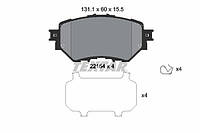Комплект тормозных колодок, дисковый тормоз TEXTAR 2215401