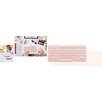 Клавіатура Logitech K380s Multi-Device Bluetooth UA Rose (920-011853), фото 7