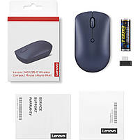 Мишка Lenovo 540 USB-C Wireless Abyss Blue (GY51D20871), фото 8