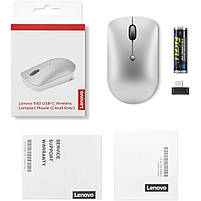 Мишка Lenovo 540 USB-C Wireless Cloud Grey (GY51D20869), фото 8