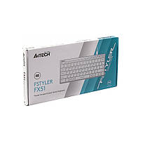 Клавіатура A4Tech FX51 USB White, фото 6