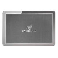 Влагопоглощающий коврик серый "Bathroom" 38*58CM*3MM (D) SW-00001563 brand shop