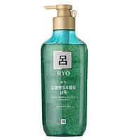 Шампунь для жирных волос против перхоти Ryo Deep Cleansing & Cooling Shampoo