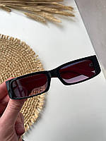 Очки солнцезащитные классические женские мужские DOLCEsGABBANA очки унисекс Дольче Габбана очк мужские женские Черный с красной оправой