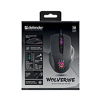 Мишка Defender Wolverine GM-700L RGB USB Black (52700), фото 8