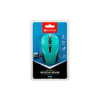 Мишка Canyon CNE-CMSW1GR Wireless Black-Green (CNE-CMSW1GR), фото 4