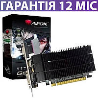 Видеокарта для ПК GeForce G210 1 Гб DDR3 AFOX, бесшумная, низкопрофильная