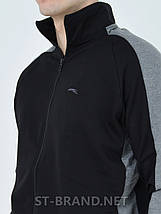M,L,XL,2XL. Чорний чоловічий спортивний костюм ST-BRAND / Трикотаж двунитка відмінної якості, фото 5