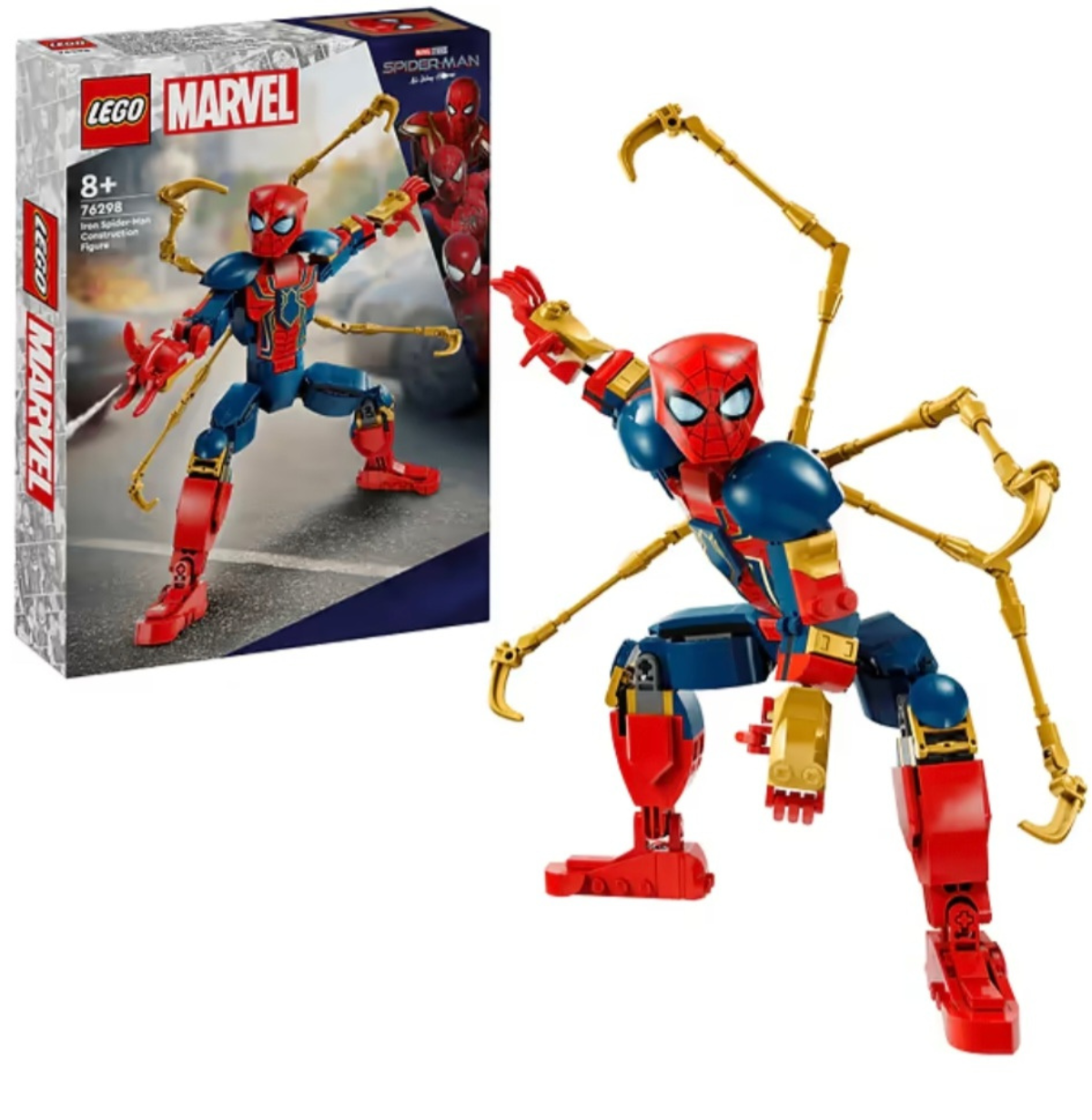 Конструктор Лего Марвел фігурка Залізної Людини-Павука Lego Marvel Iron Spider-Man 76298