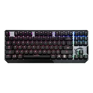 Клавіатура MSI Vigor GK50 Black (LOW PROFILE TKL UA S11-04UA210-GA7, ігрова)