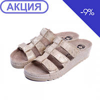 Женские ортопедические шлепанцы OSS 55 BEIGE 8829, Mubb