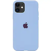 Чехол Silicone Case для Apple iPhone 11 Lilac Blue (силиконовый чехол силикон кейс на айфон 11 голубой )