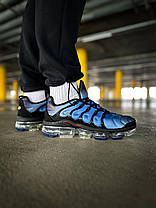 Чоловічі Кросівки Nike Air VaporMax Plus Blue Black / Найк Аїр ВапорМакс Плюс Сині з Чорним, фото 2