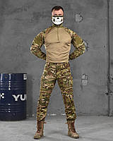 Тактична бойова форма мультикам сорочка штани з наколінники, чоловічий військовий костюм камуфляж, польова форма