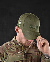 Тактична бейсболка 5.11 олива, чоловіча військова кепка з вишивкою фіксацією липучкою, кепка чорна армійська