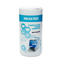 Салфетки Maxxter for TFT/PDA/LCD, 100pcs (CW-SCR100-01)
