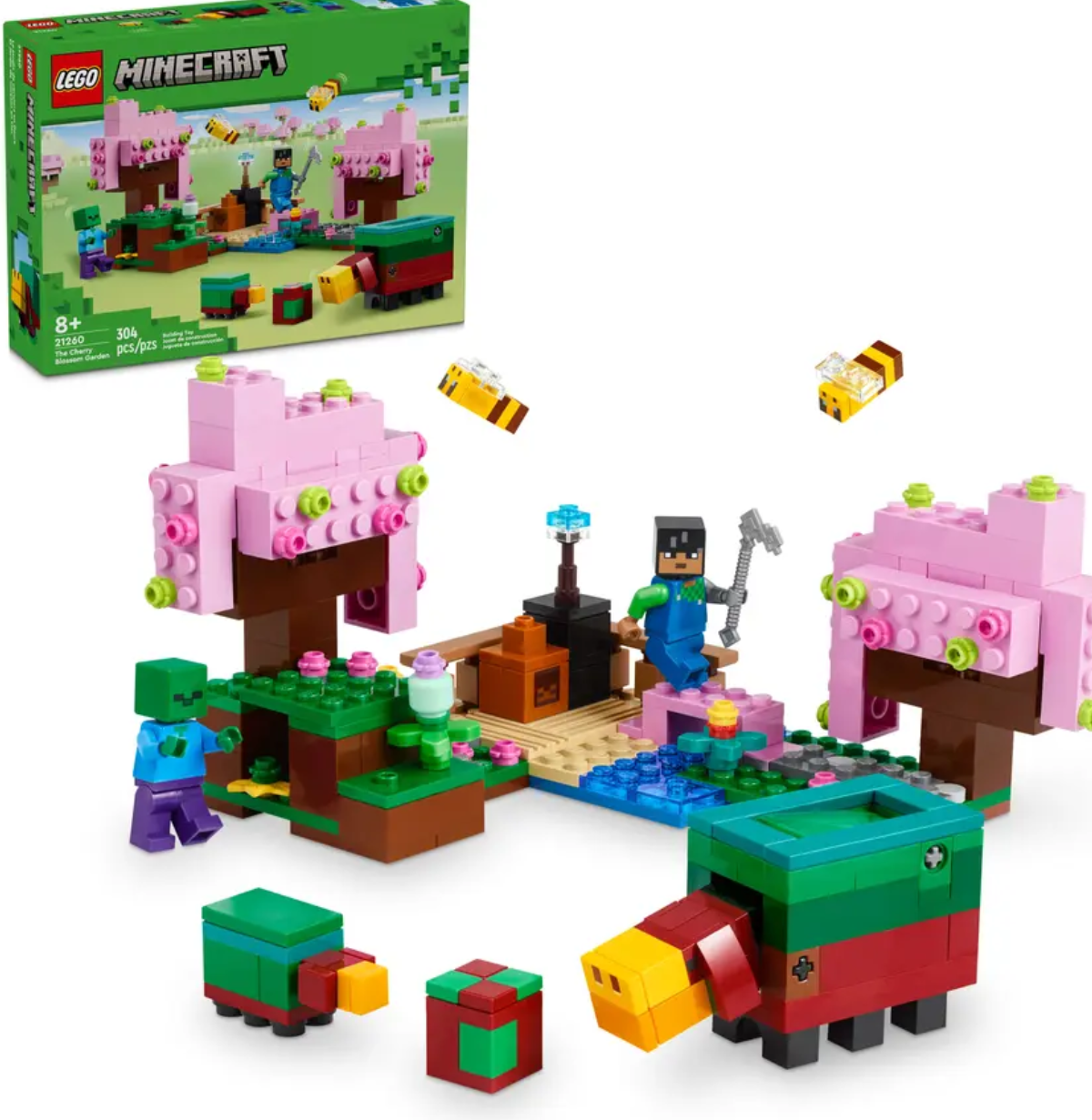 Конструктор Лего Майнкрафт Сад квітучої вишні Lego Minecraft The Cherry Blossom Garden 21260, фото 1
