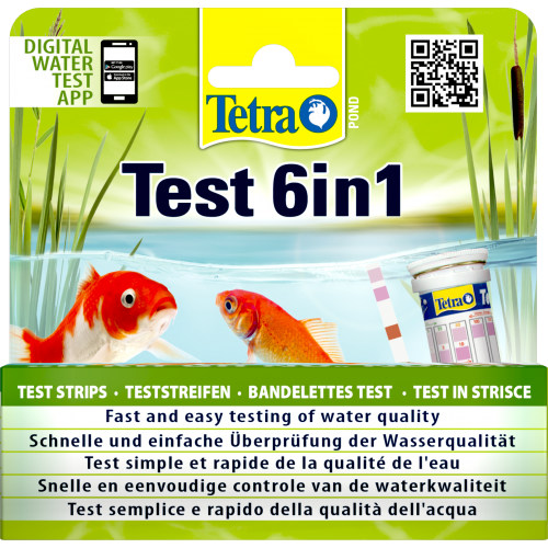 Набор индикаторных тестов Tetra Pond Test 6in1 для проверки показателей ...