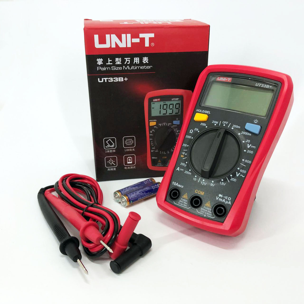 Мультиметр для вимірювання електричних параметрів цифровий 33 B+ UT DIGITAL, Мультиметр для дому VU-28, фото 1