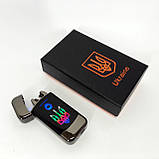 Електроімпульсна дуга LIGHTER HL-439, Вічна запальничка usb з акумулятором, USB запальничка CX-43, фото 5