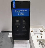 Мобільний телефон Blackview A100 6/128 GB Global NFC (Blue), смартфон із трьома добрими камерами 12 мпNMS