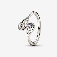 Серебряное кольцо "Блестящая нежность"
