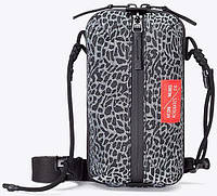 Небольшая текстильная сумка с ремнем через плечо Ucon Mateo Bag Black Safari серая Salex Невелика текстильна