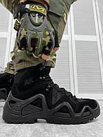 Тактические мужские ботинки AK черные полиция, военные ботинки осень-зима черные армейские берцы зсу