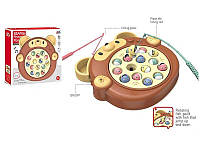 Риболовля 104 C (60) Ведмедик , ігрове поле обертається, 15 рибок, 2 вудки, мелодія, від батарейок, в коробці