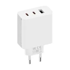 Адаптер живлення для телефона Xiaomi 67W GaN Charger 2USB-C + 1USB-A White (BHR7493EU)