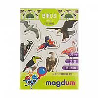 Детский набор магнитов Птицы фото Magdum Salex Дитячий набір магнітів Птахи фото Magdum ML4031-30 EN