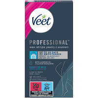 Воскові смужки Veet Professional для чутливої ​​шкіри з маслом мигдалю 12 шт. (5900627027259) p