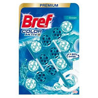 Кульки для унітазу Bref Color Aktiv+Ocean 3x50 г