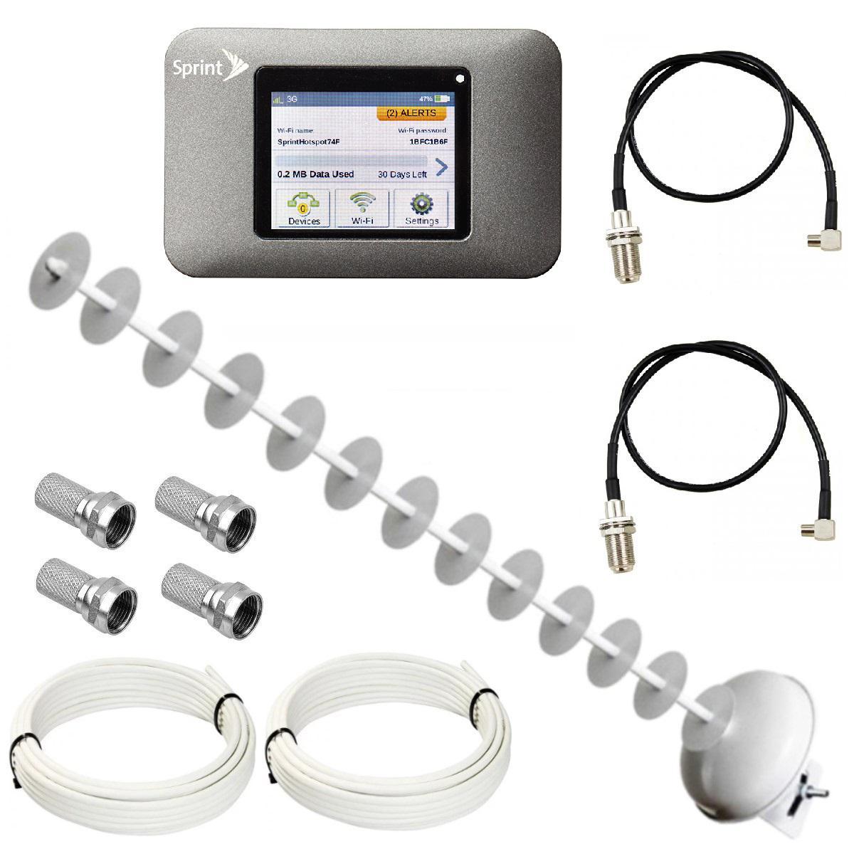 Комплект WiFi роутер 3G модем Sierra NetGear Zing 771s з антеною RNet Стріла-5 MIMO 2х20 дБі, фото 1