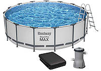 Каркасный бассейн Bestway 56438 (457х122 см) с картриджным фильтром и лестницей