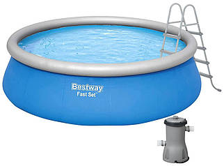 Надувний басейн Bestway 57289 (457х122) з картриджним фільтром