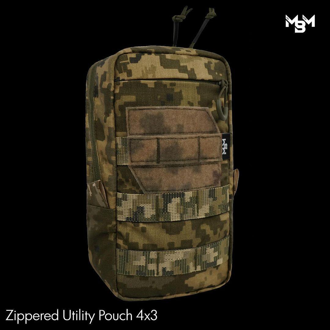 Утилітарний карго підсумок Zippered utility pouch 4x3 Піксель ММ14