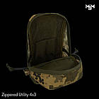 Утилітарний карго підсумок Zippered utility pouch 4x3 Піксель ММ14, фото 3