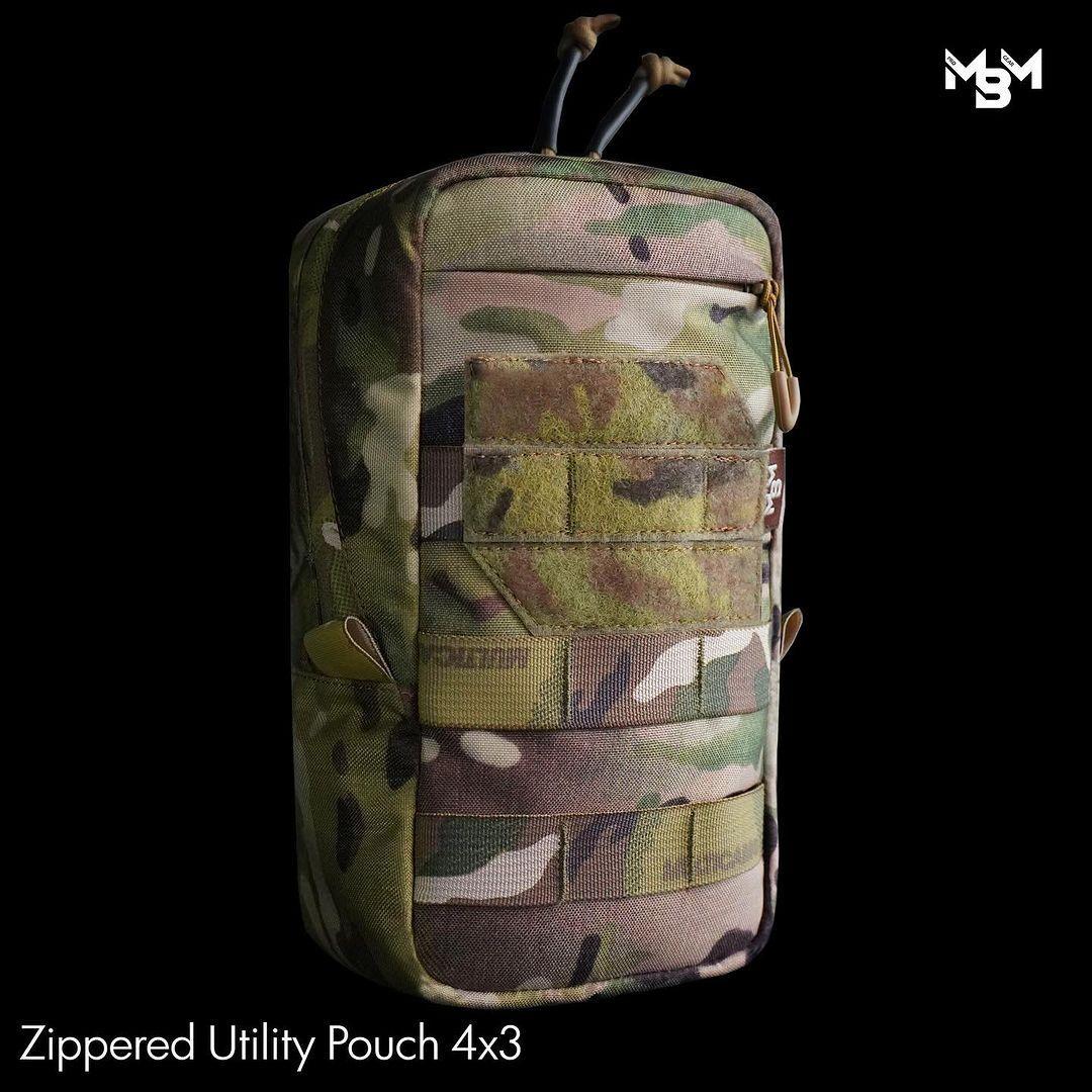 Утилітарний карго підсумок Zippered utility pouch 4x3 Multicam Original
